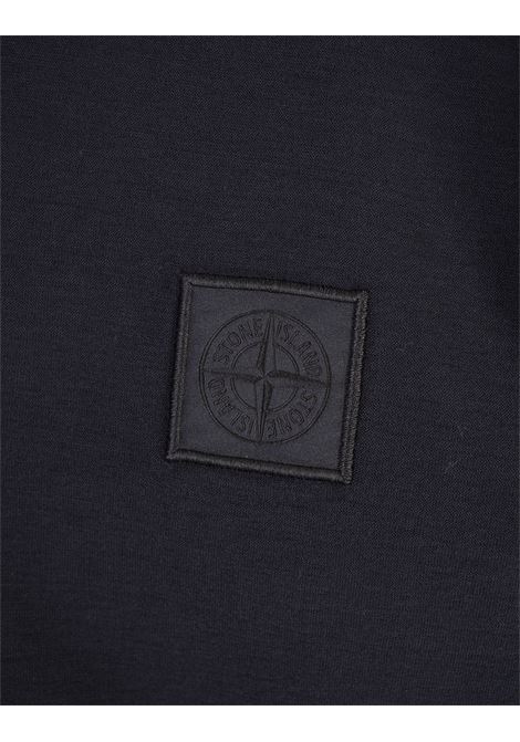 Ghost Piece Slim Fit Crepe Cotton Jersey T-Shirt In Blu STONE ISLAND | K1S152100008-S0F11V0020